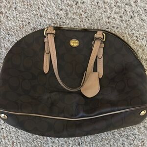 Coach Brown and Tan Women's Bag